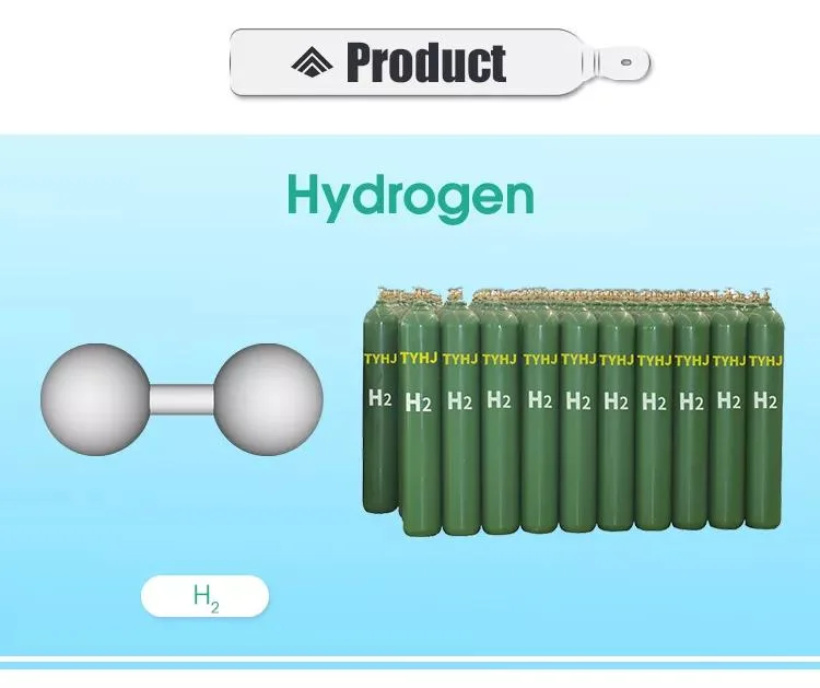 China Supplier China Factory Industrial Gas Ultra High Purity 99.999% H2 Hydrogen Gas Price