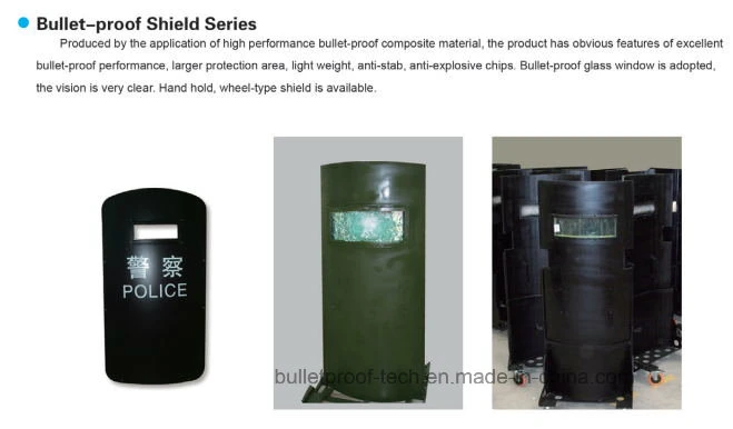 High Protection Level Ballistic Shield Bulletproof Shield Military Product